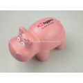 Werbe PU Hippo Grau Form Stress Ball